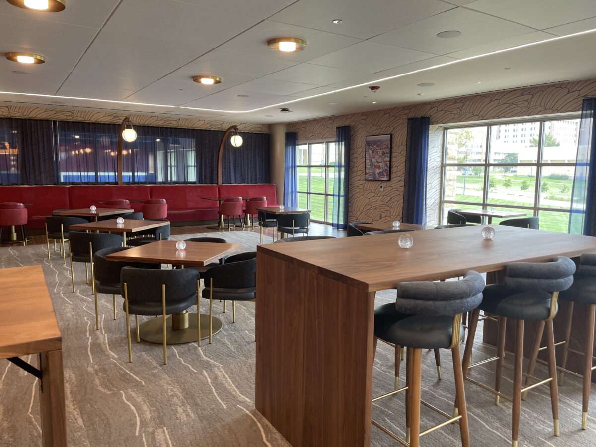 KU’s year-round social club at Allen Fieldhouse draws closer to opening